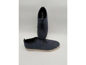 Clae Ellington Navy Blue Textile Casual Lace-Up Sneaker Shoes Mens Size 13